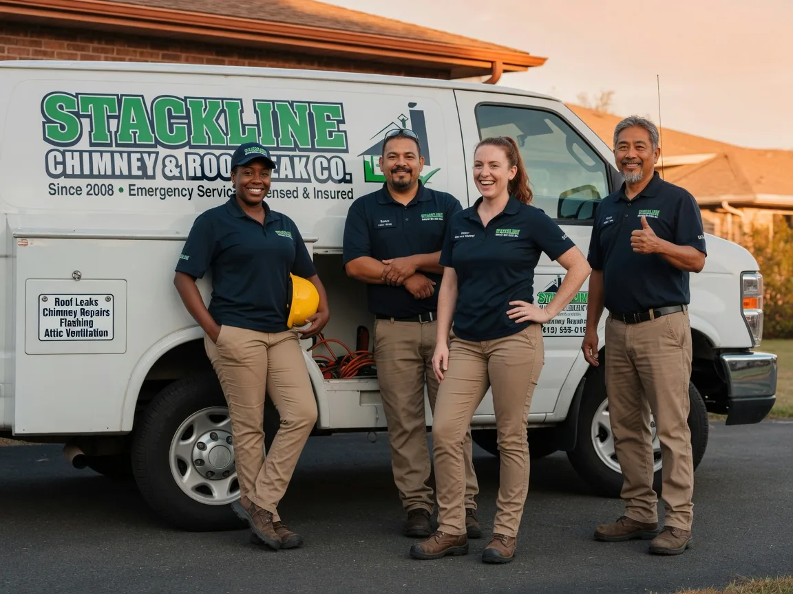 Chimney flashing repair company in Johnson, VT